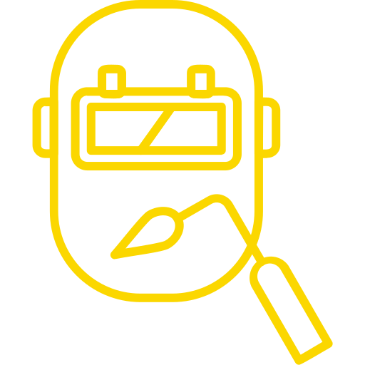 Masque de soudure et outil, sécurité métallique chez Enjalbert construction métallique dans le Tarn